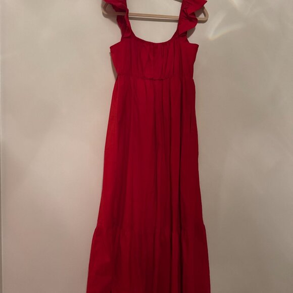 Universal Thread Red Maxi Dress - Picture 3 of 4